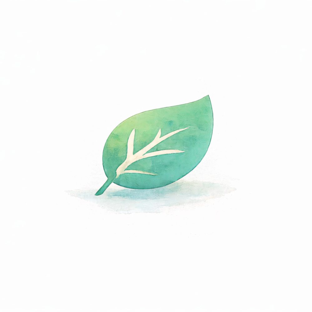 green leaf icon representing DBT Path's mindfulness class